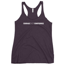 Load image into Gallery viewer, Courage Over Compromise - Women's Racerback Tank - Overwear Gear