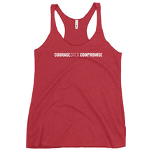 Load image into Gallery viewer, Courage Over Compromise - Women's Racerback Tank - Overwear Gear