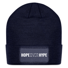 Load image into Gallery viewer, Hope Over Hype - Patch Beanie - navy