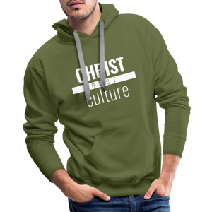 Christ Over Culture - Premium Hoodie - olive green