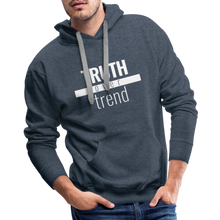 Load image into Gallery viewer, Truth Over Trend - Premium Hoodie - heather denim