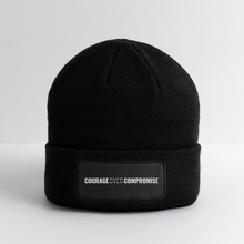 Load image into Gallery viewer, Courage Over Compromise - Patch Beanie - black