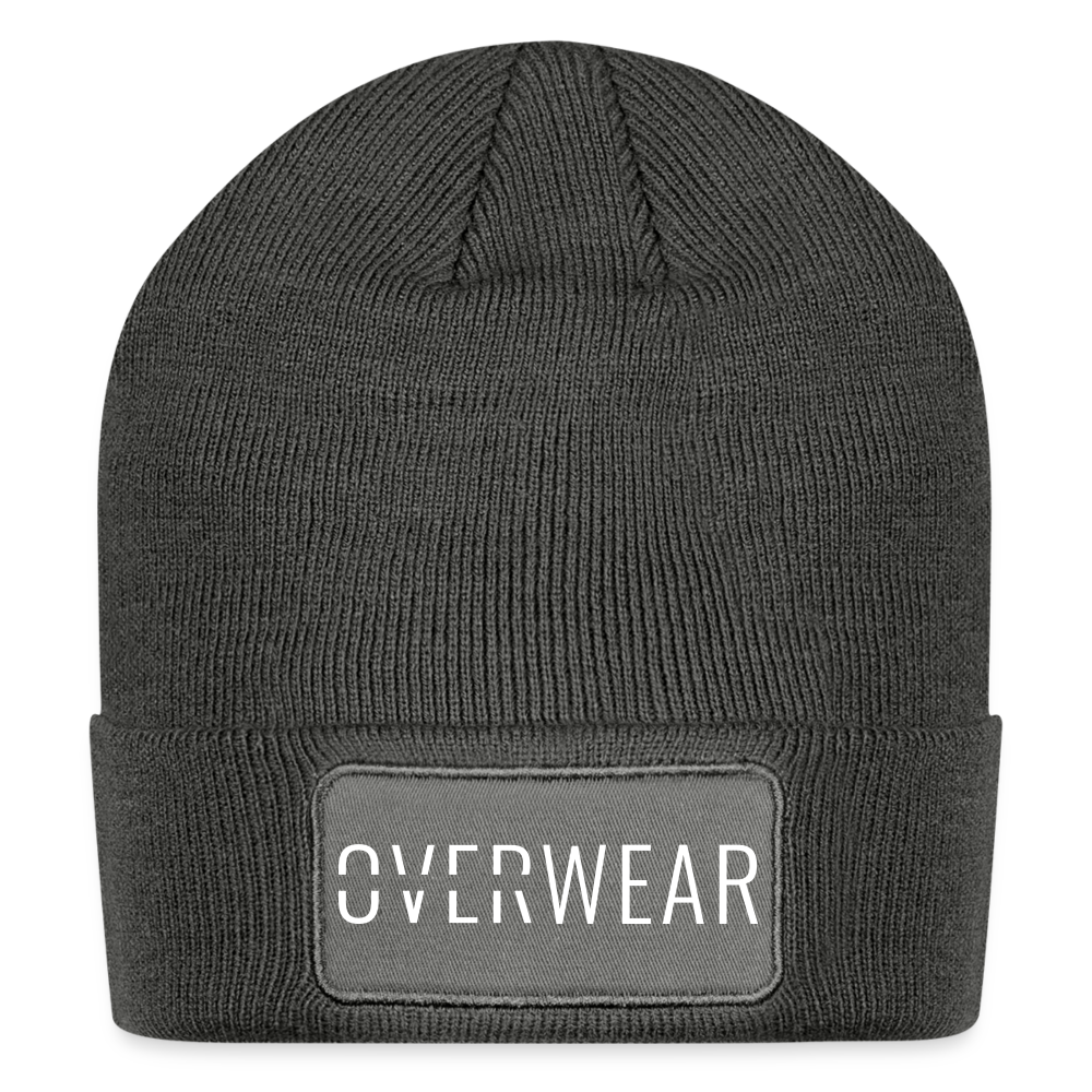 Overwear - Patch Beanie - charcoal grey