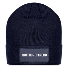 Load image into Gallery viewer, Truth Over Trend - Patch Beanie - navy