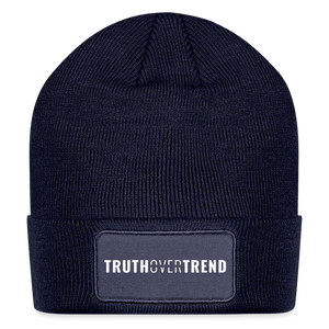 Truth Over Trend - Patch Beanie - navy