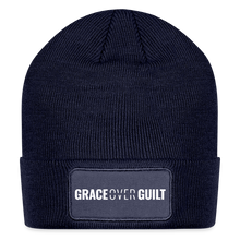 Load image into Gallery viewer, Grace Over Guilt - Patch Beanie - navy