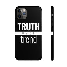 Load image into Gallery viewer, Truth Over Trend - Tough Case (Black) - Overwear Gear