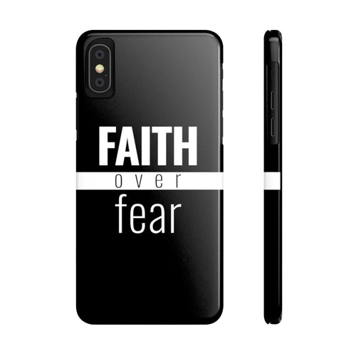Faith Over Fear - Standard Case (Black) - Overwear Gear
