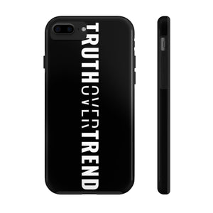 Truth Over Trend - Tough Phone Case (Black) - Overwear Gear