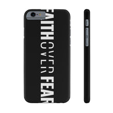 Load image into Gallery viewer, Faith Over Fear - Vertical Case (Black) - Overwear Gear