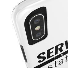 Load image into Gallery viewer, Service Over Status - Tough Phone Case (White) - Overwear Gear