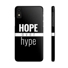 Load image into Gallery viewer, Hope Over Hype - Standard Case (Black) - Overwear Gear