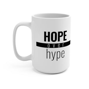 Hope Over Hype - Red Bar Mug - Overwear Gear