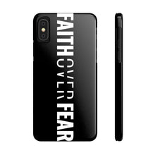 Load image into Gallery viewer, Faith Over Fear - Vertical Case (Black) - Overwear Gear