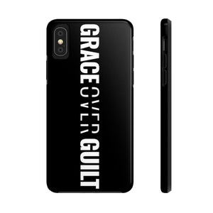 Grace Over Guilt - Tough Phone Case (Black) - Overwear Gear