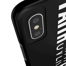 Load image into Gallery viewer, Faith Over Fear - Tough Phone Case (Black) - Overwear Gear