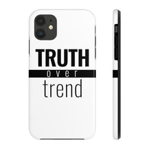 Load image into Gallery viewer, Truth Over Trend - Tough Phone Case (White) - Overwear Gear