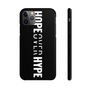 Hope Over Hype - Tough Phone Case (Black) - Overwear Gear