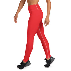 Leggings (Red-BlackBar) - Overwear Gear