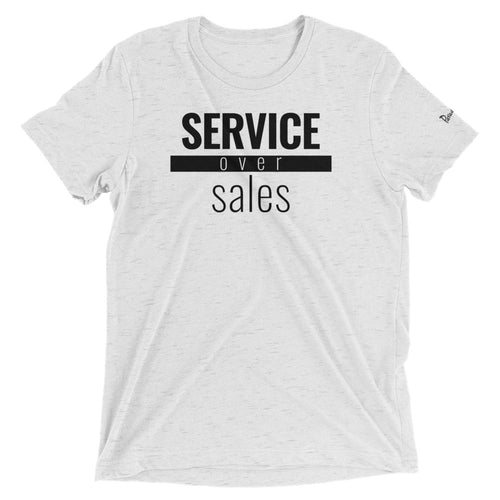Service Over Sales - Triblend Paradigm Shirt - Overwear Gear