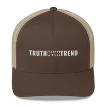 Load image into Gallery viewer, Truth Over Trend - Trucker Cap - Overwear Gear