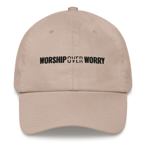 Worship Over Worry - Dad hat - Overwear Gear