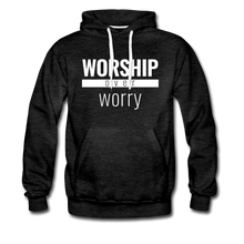 Load image into Gallery viewer, Worship Over Worry - Premium Hoodie - Overwear Gear