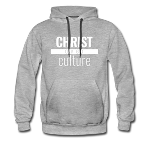 Christ Over Culture - Premium Hoodie - heather gray
