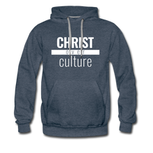 Load image into Gallery viewer, Christ Over Culture - Premium Hoodie - heather denim