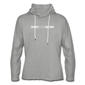 God Over Government - Lightweight Hoodie - heather gray