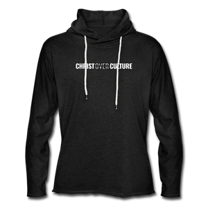 God Over Government - Lightweight Hoodie - charcoal gray
